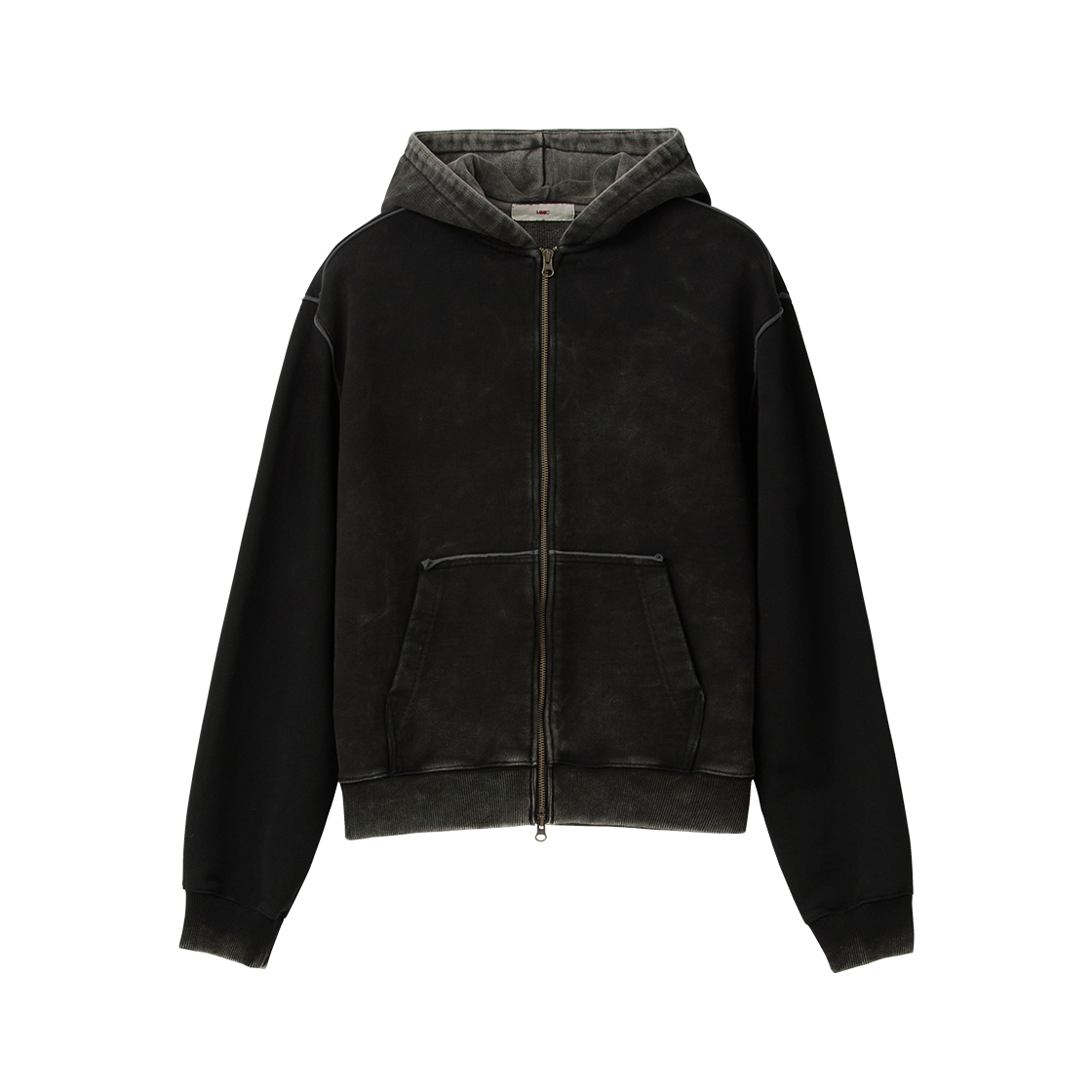 엠엠아이씨 셰이드 레이어 집업 후디 블랙(MMIC Shade Layer Zip-Up Hoodie Black)