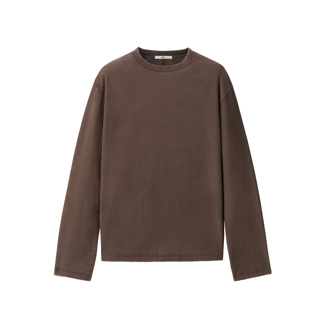 엠엠아이씨 [레귤러 핏] 베일 롱 슬리브 브라운(MMIC [Regular Fit] Veil Long Sleeve Brown)