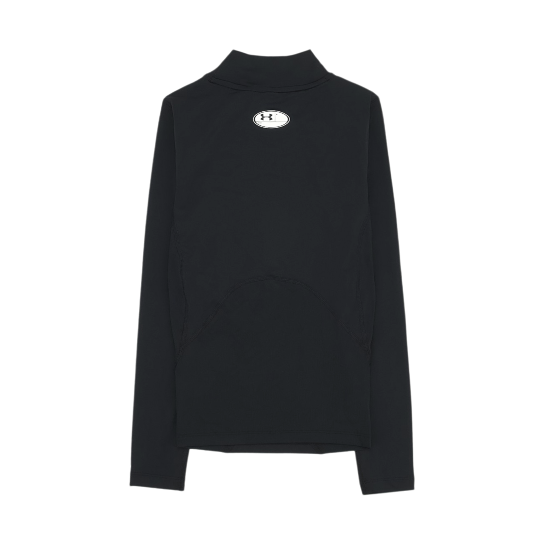 1369606-001 Under Armour HeatGear Mock Long Sleeved Black White