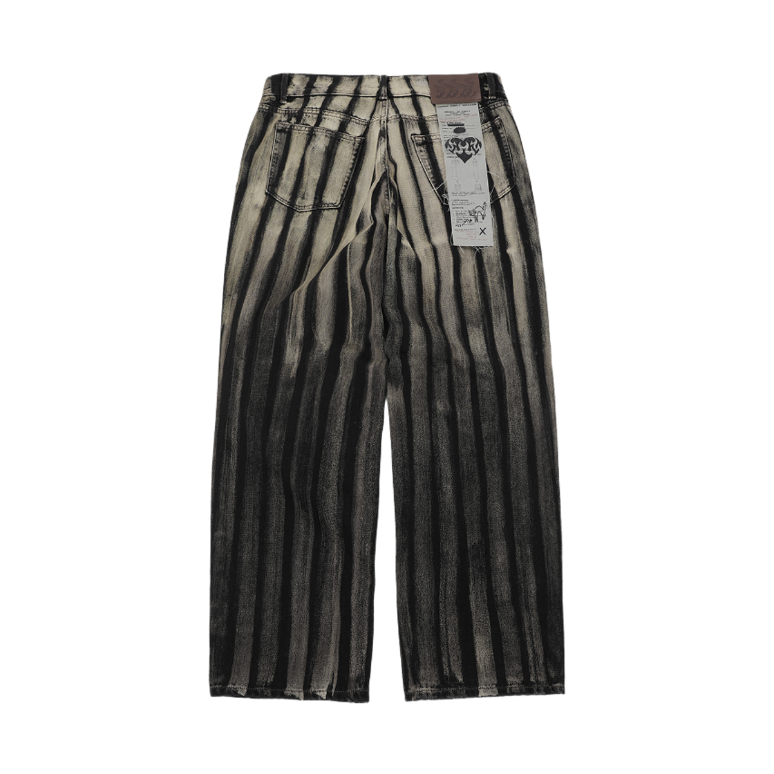 러브러브러브 FR 더 모스트 크래프트 진스 블랙(LUVLUVLUV FR The Most Craft Jeans BK) - 2