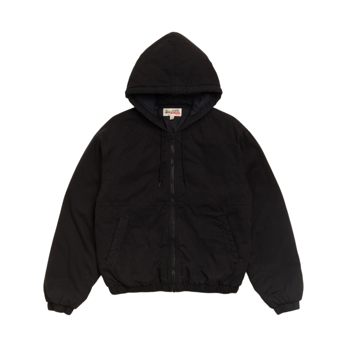 115945 Stussy Ripstop Work Jacket Black
