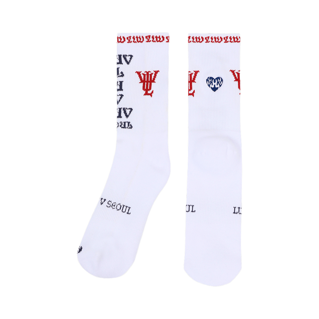 러브러브러브 SV 타투 삭스 화이트(LUVLUVLUV SV Tatoo Socks WH) - 2