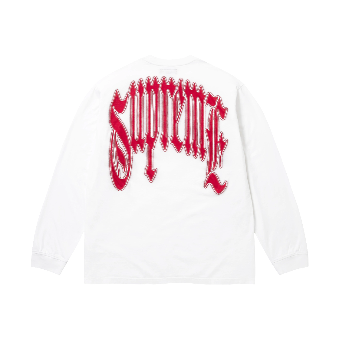 - Supreme Intarsia L/S Top White - 26FW
