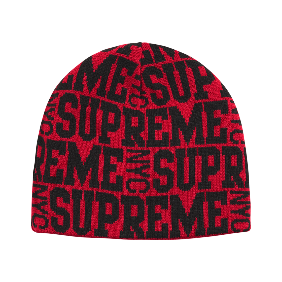 - Supreme Reversible Camo Beanie Red - 26FW