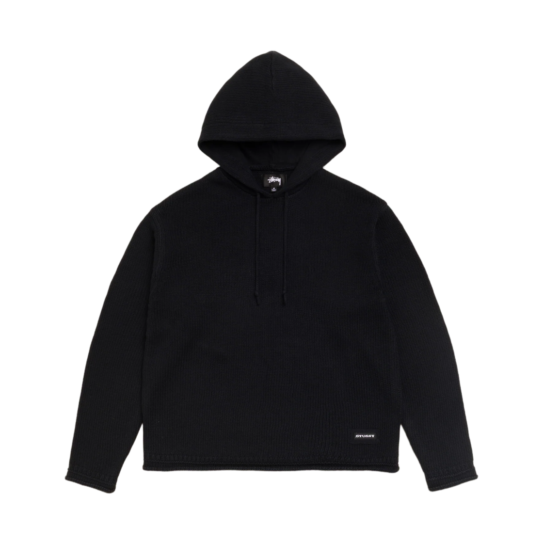 117298 Stussy Beach Hooded Sweater Black