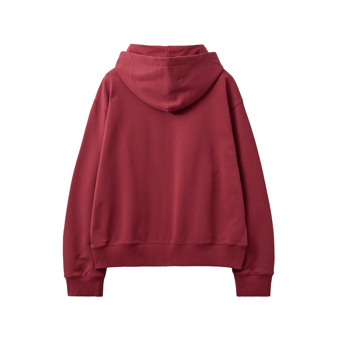 세터 빈티지 패치 후드 티셔츠 버건디(SATUR Vintage Patch Hoodie Burgundy) - 2