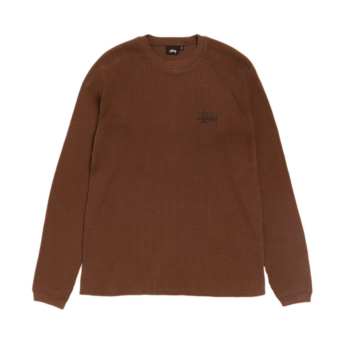 스투시 래글런 써멀 롱슬리브 크루 브라운(Stussy Raglan Thermal LS Crew Brown) - 2