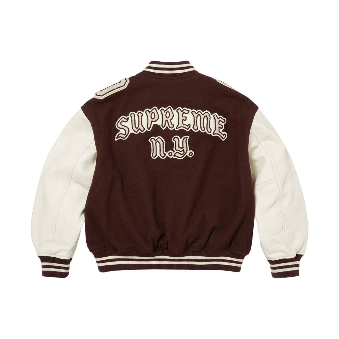 슈프림 캡틴스 바시티 자켓 브라운 - 26FW(Supreme Captains Varsity Jacket Brown - 26FW) - 2
