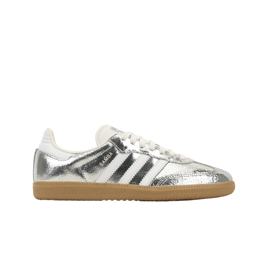 JR0035 (W) Adidas Originals Samba OG Silver Metallic Cloud White