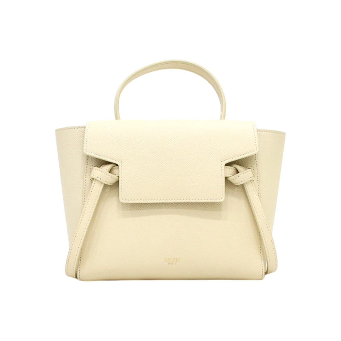ITLESBS8CL5U Celine Cream Nano Belt Tote Bag