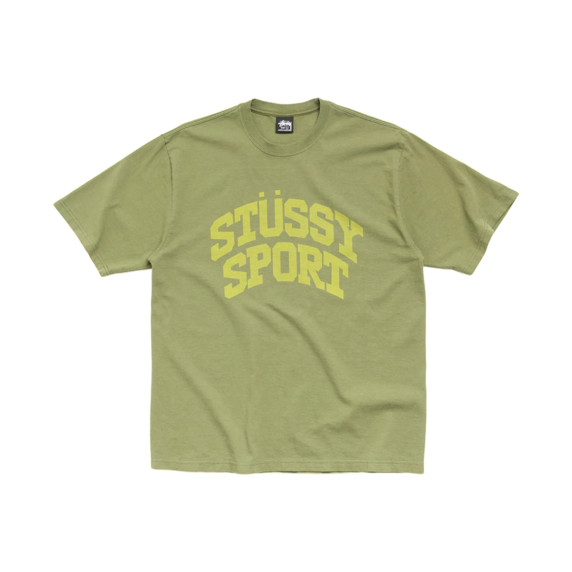 1905217 Stussy Block Sport T-Shirt Olive