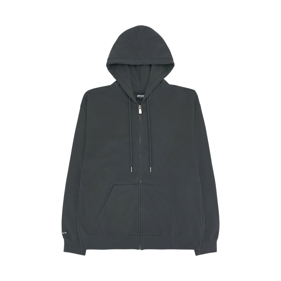 빅뱅 20주년 기념 미디어 전시회 집업 후드 피아노 차콜(Bigbang 20th Anniversary Media Exhibition Zip-Up Hoodie Piano Charcoal) - 2