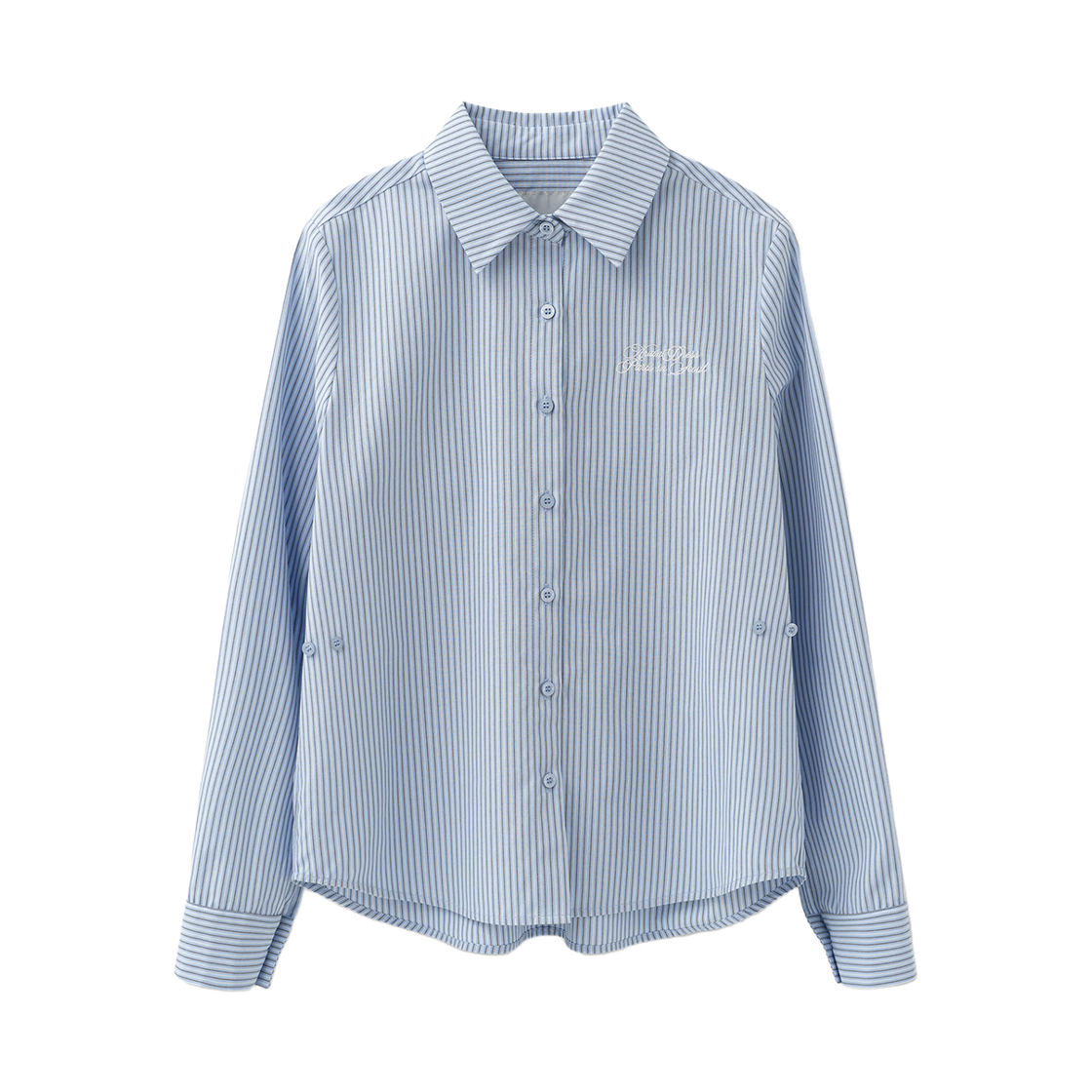 AD61SH03BL Avandress Dune Stripe Slimfit Shirt Blue