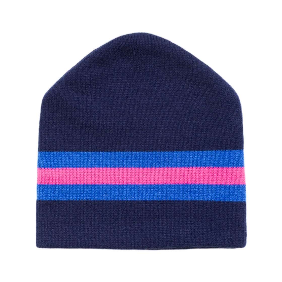 스투시 스트라이프 스키 비니 네이비(Stussy Stripe Ski Beanie Navy) - 2