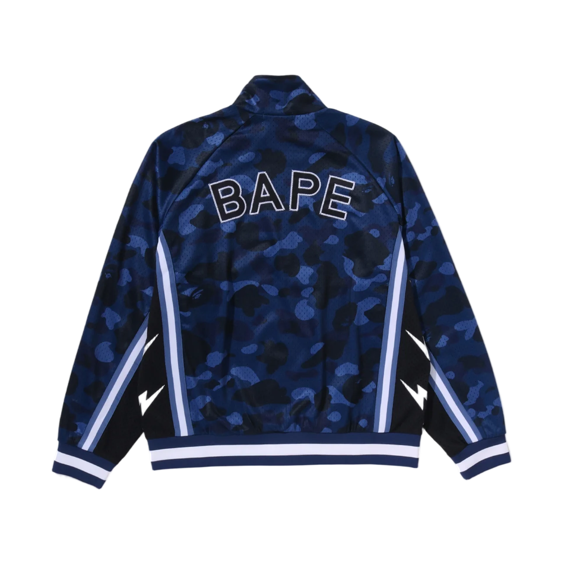 베이프 컬러 카모 메쉬 릴렉스드 핏 트랙 자켓 네이비(BAPE Color Camo Mesh Relaxed Fit Track Jacket Navy) - 2