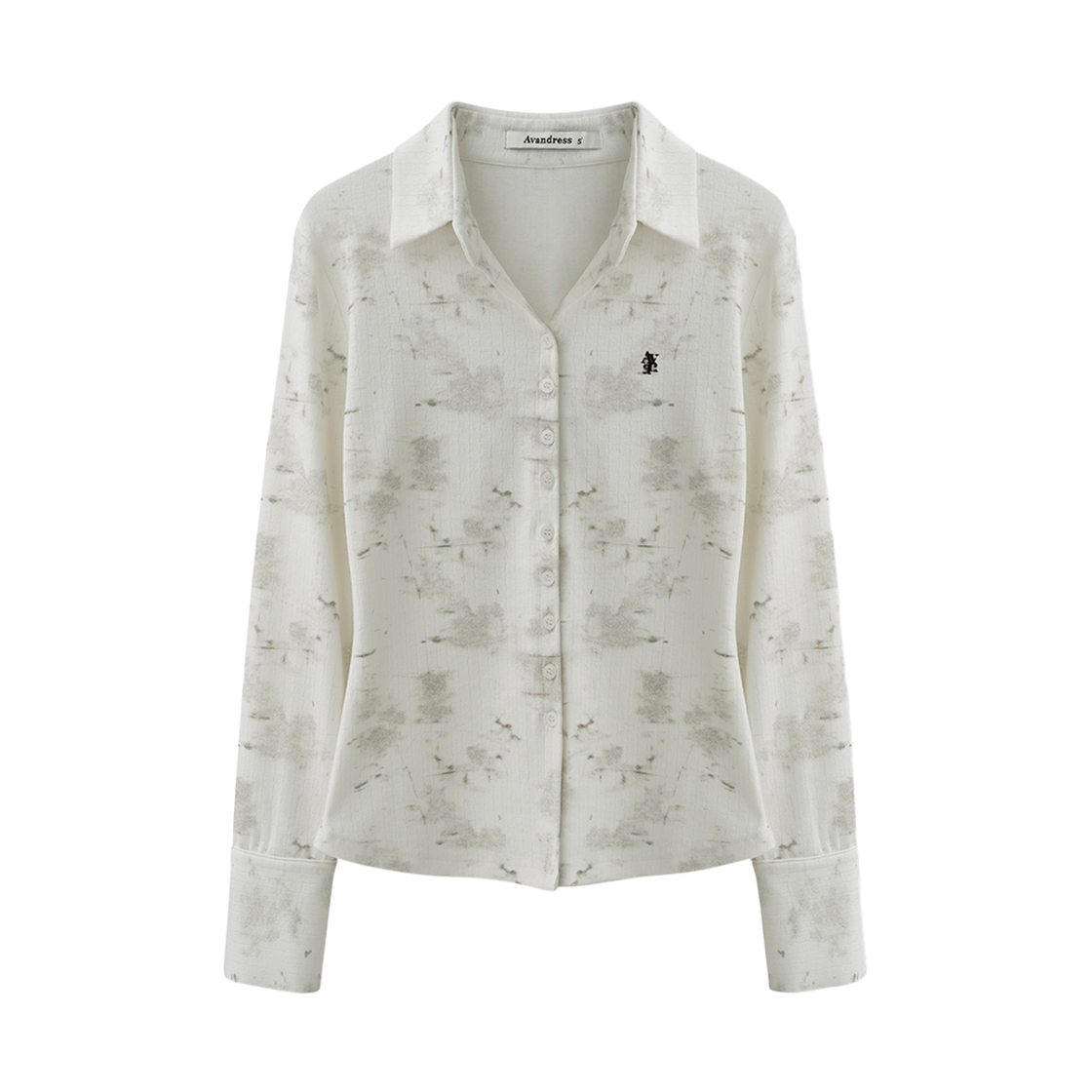 AD63TS02SWH Avandress Rohe Fog Collar Long Sleeve WHITE