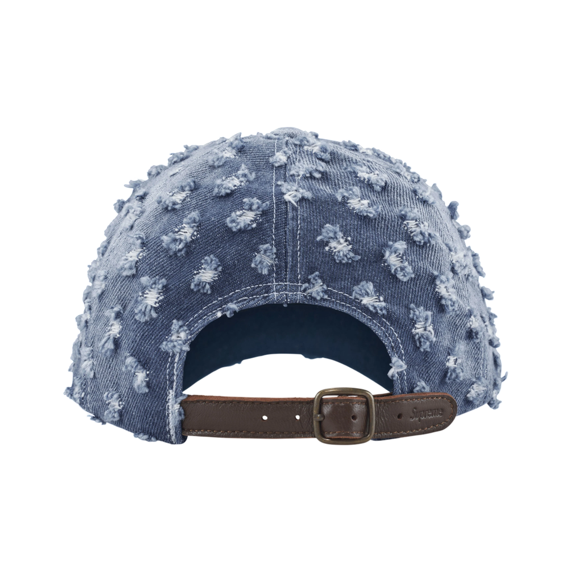 슈프림 홀 펀치 라인스톤 데님 6-패널 워시드 인디고 - 26FW(Supreme Hole Punch Rhinestone Denim 6-Panel Washed Indigo - 26FW) - 3