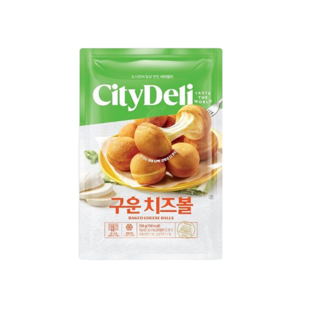 삼립 시티델리 구운 치즈볼 250g 2봉 (25gx20입)(Samlip City Deli Baked Cheese Balls 250g (2 packs, 20 x 25g))