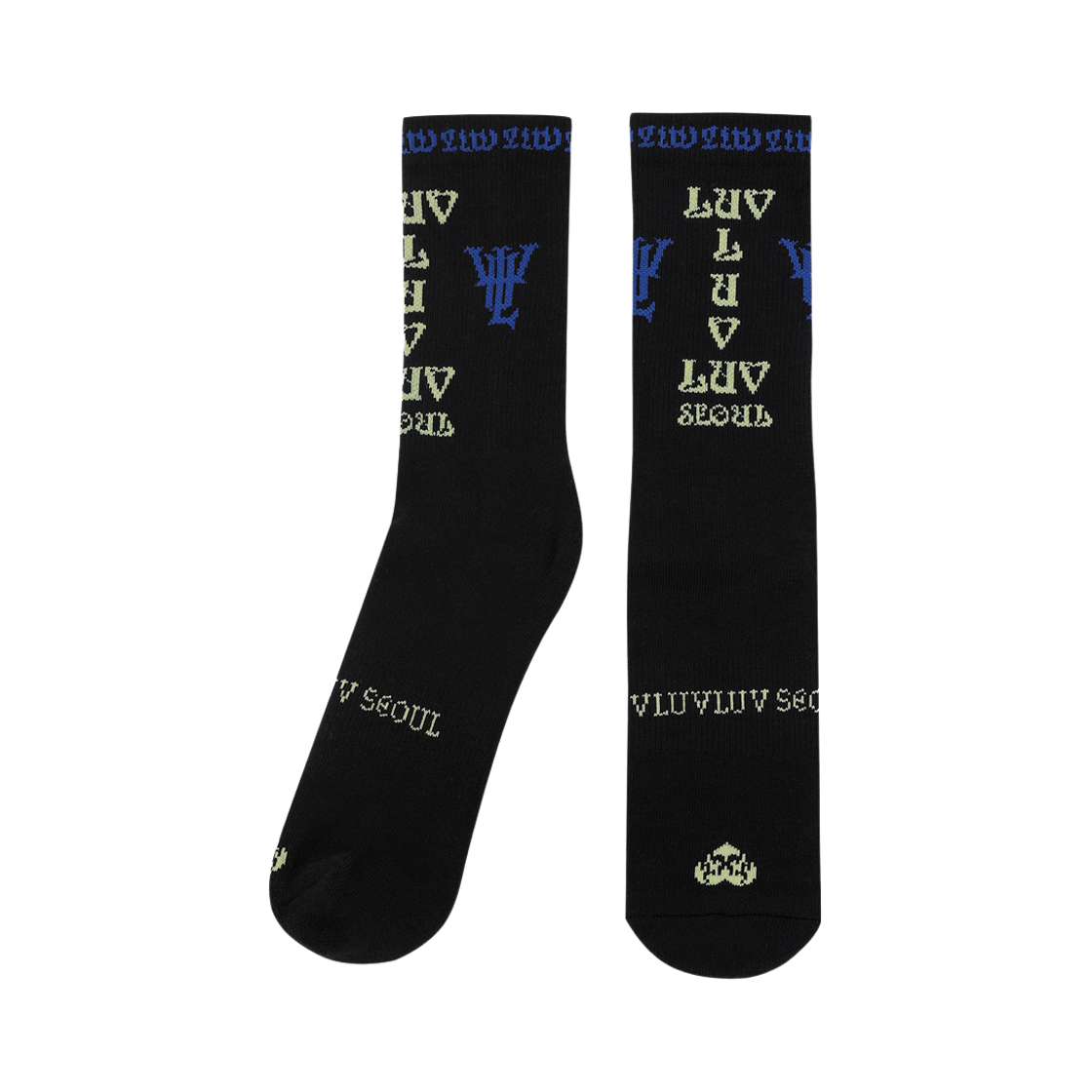 P0000MAW_copy LUVLUVLUV SV Tattoo Socks BK
