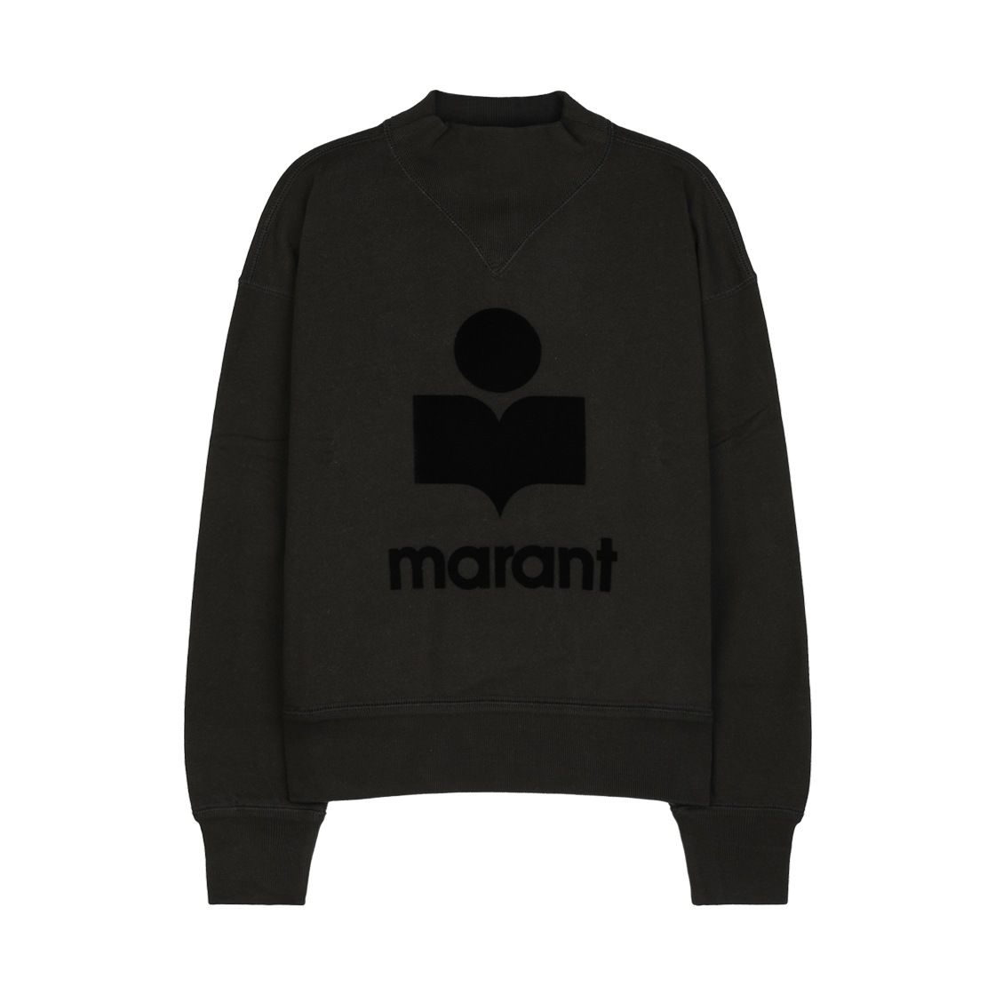 SW0003FA A1M07E 02FK [25% 쿠폰] (W) Isabel Marant Moby Logo Sweatshirt Faded Black - 23SS