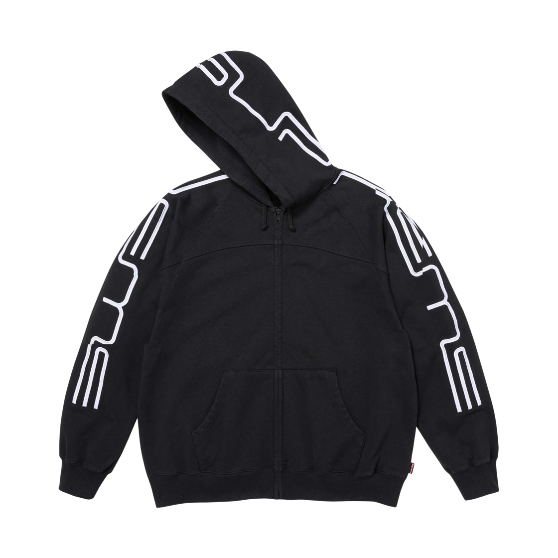 슈프림 커넥트 집업 후드 스웨트셔츠 블랙 - 26FW(Supreme Connect Zip Up Hooded Sweatshirt Black - 26FW) - 2