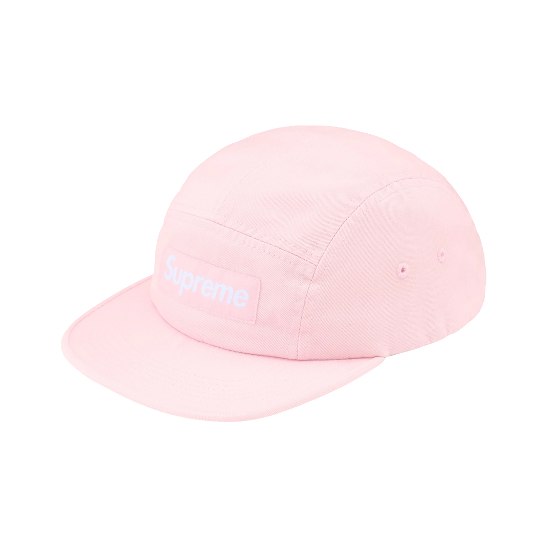 - Supreme Washed Chino Twill Camp Cap Pink - 26FW