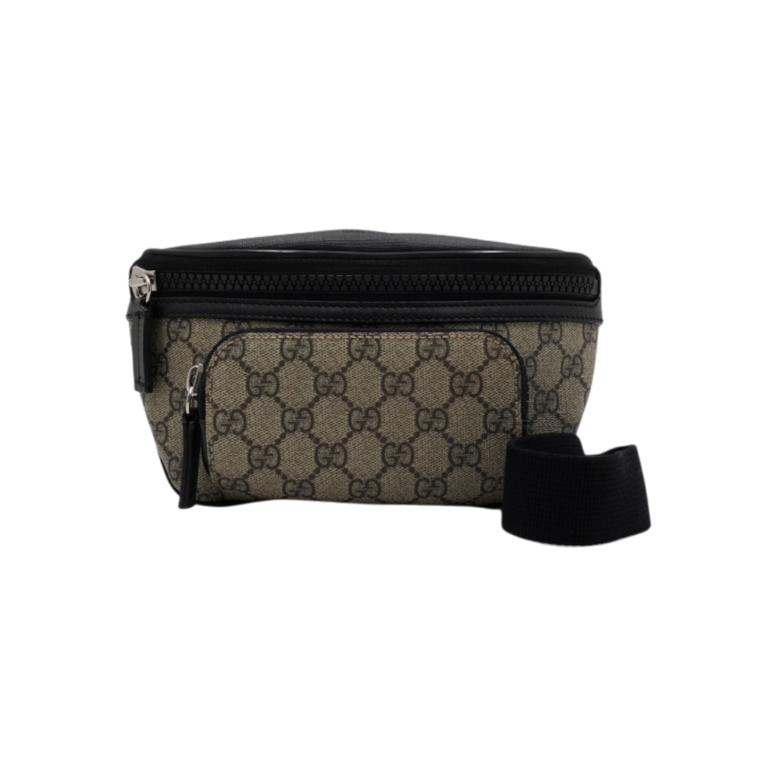 IT9OF2LP3KQU Gucci GG Supreme Canvas Leather Belt Bag
