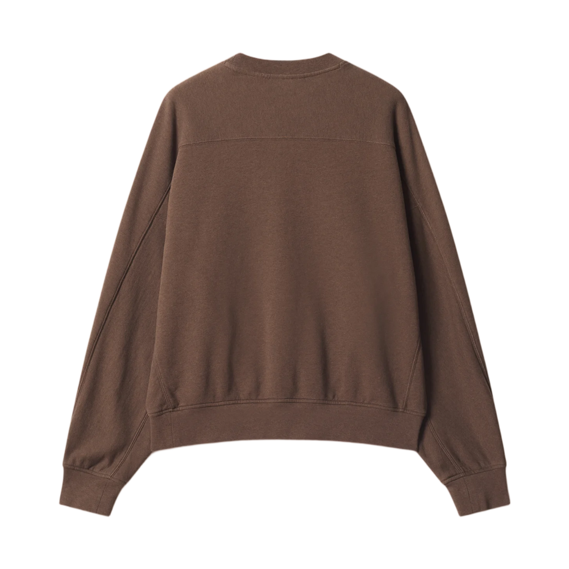 (W) 메종 키츠네 베이비 폭스 오픈 포켓 스웨트셔츠 다크 브라운 신((W) Maison Kitsune Baby Fox Open Pocket Sweatshirt Dark Brown Chine) - 2