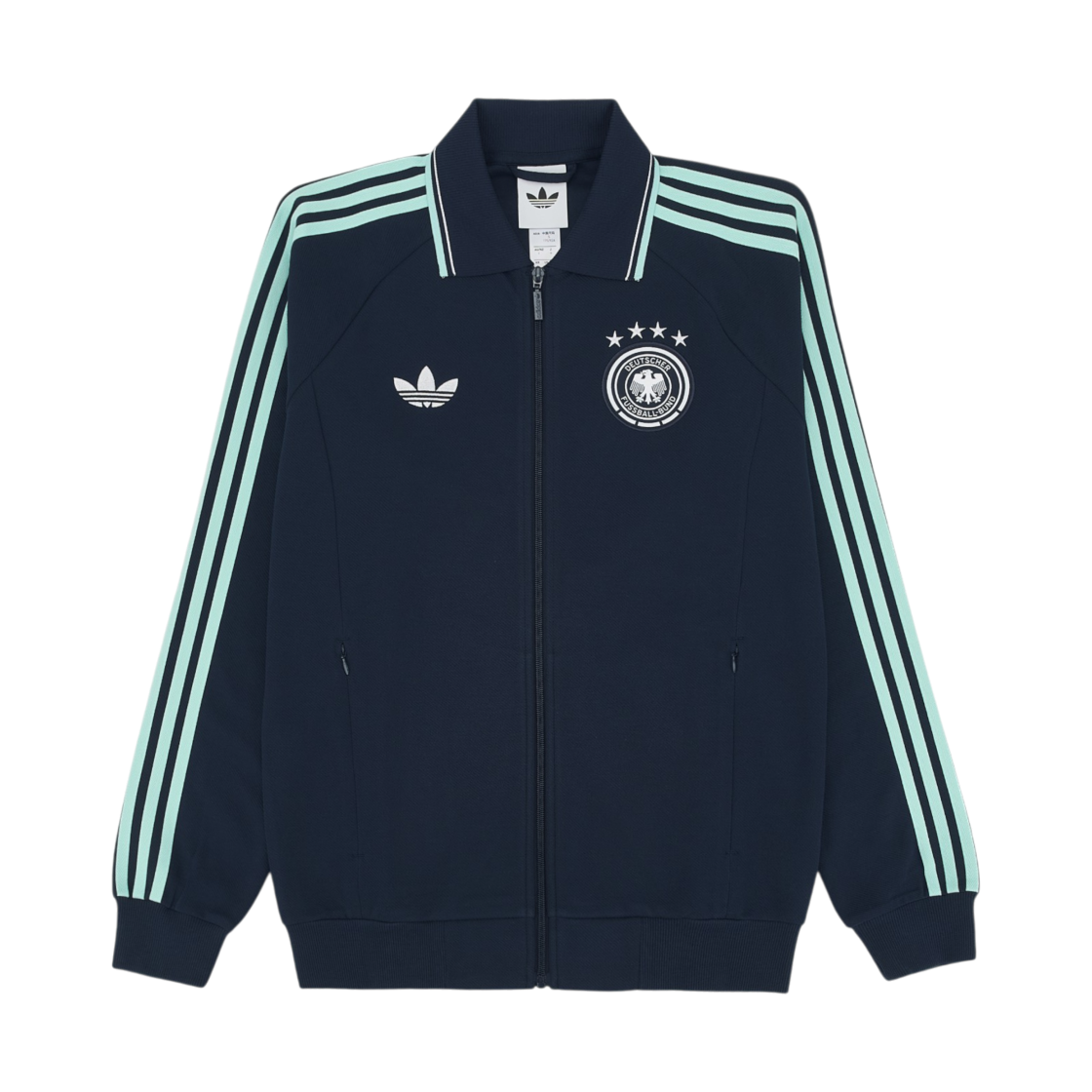JZ9336 Adidas Germany Away Anthem Jacket Collegiate Navy - KR Sizing (Non Marking Ver.)