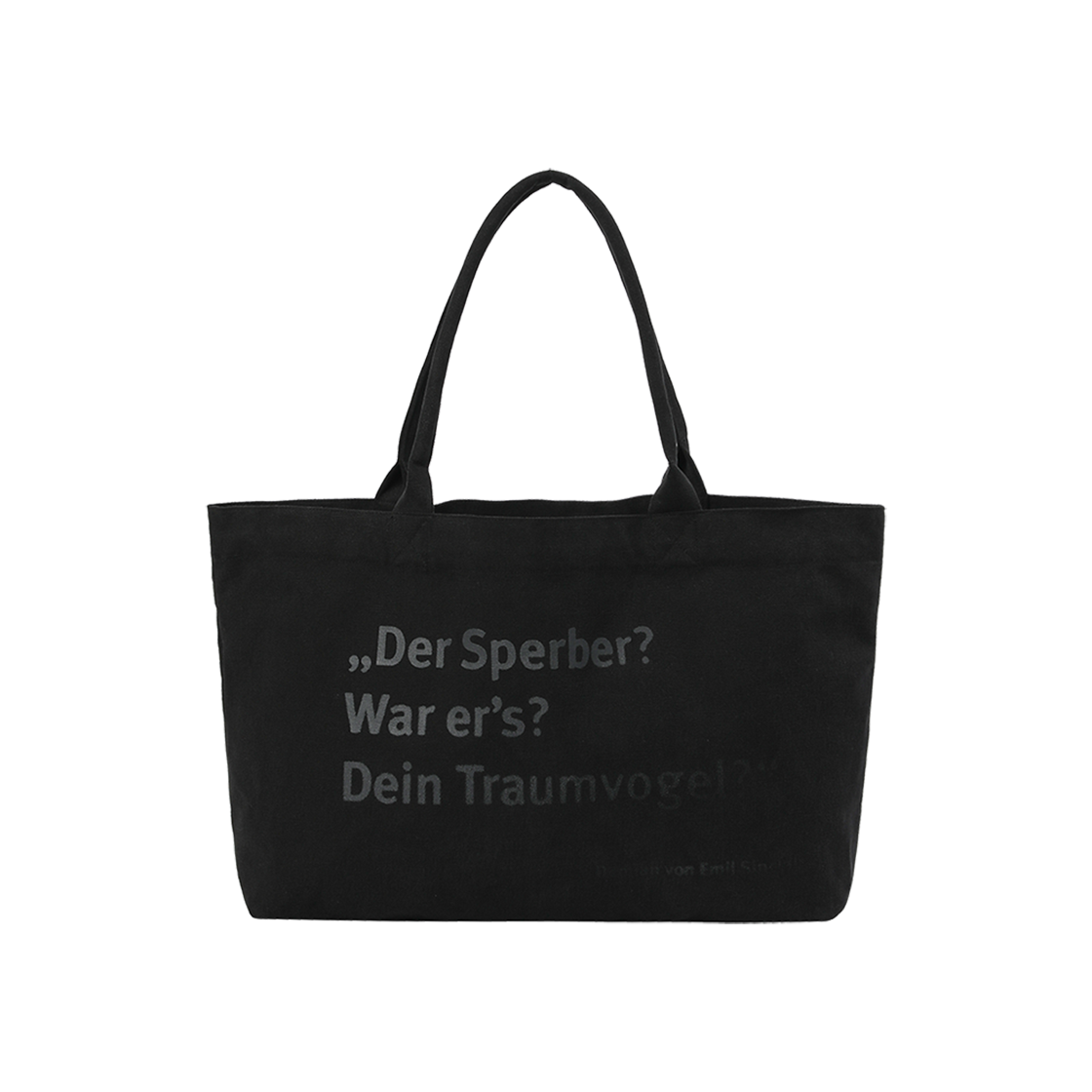 HM6LBG0011B0 Polyteru Human Index Everyday Tote Bag 'Demian' Black