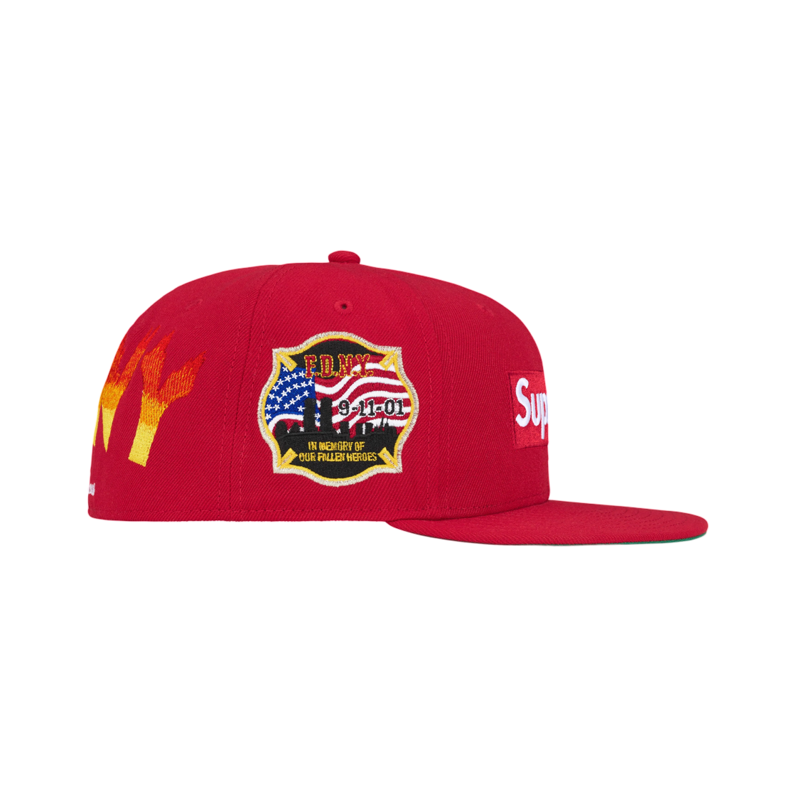 슈프림 x FDNY 박스 로고 뉴에라 레드 - 26FW(Supreme x FDNY Box Logo New Era Red - 26FW) - 3