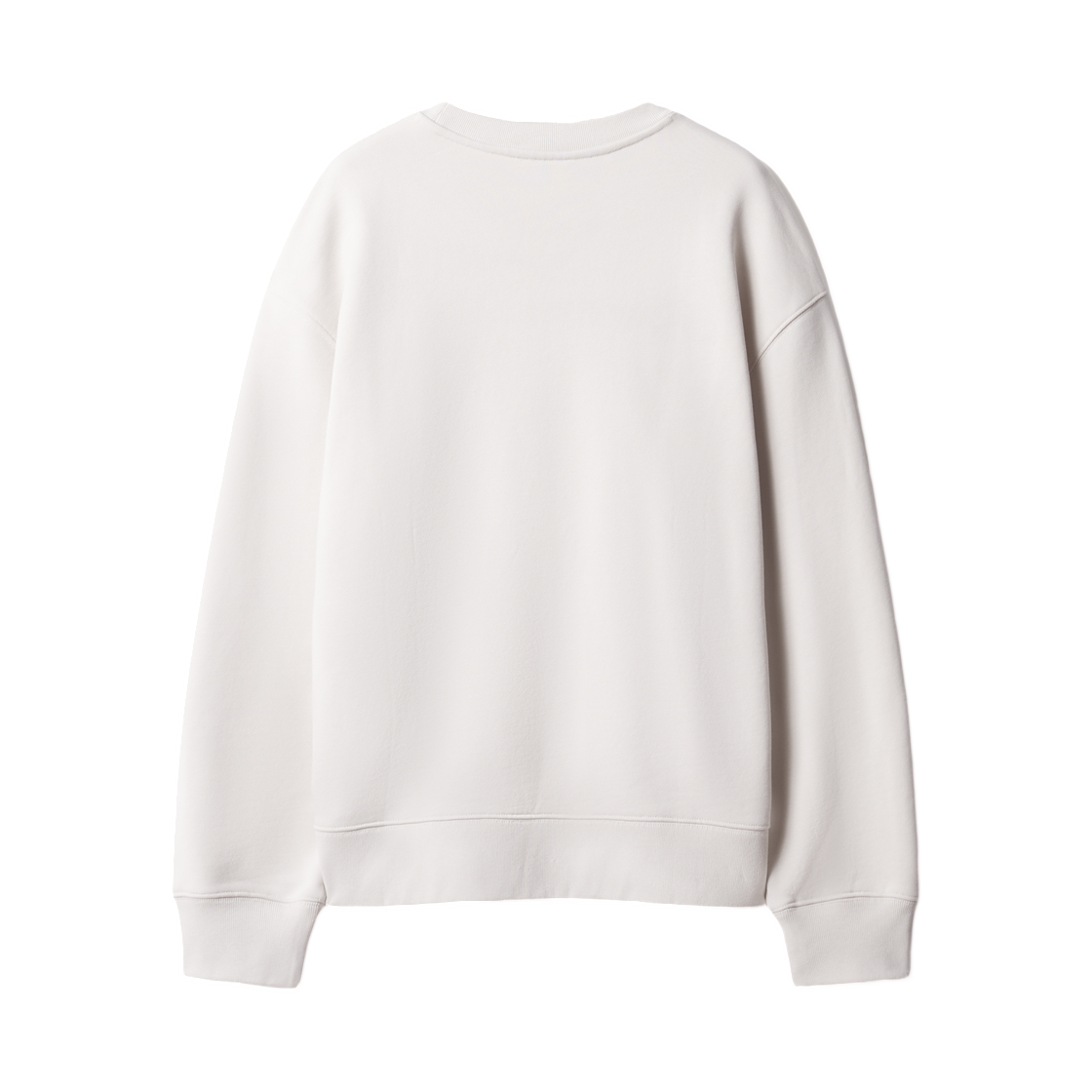 (W) 메종 키츠네 칠랙스 폭스 컴포트 스웨트셔츠 문 베이지((W) Maison Kitsune Chillax Fox Comfort Sweatshirt Moon Beige) - 2
