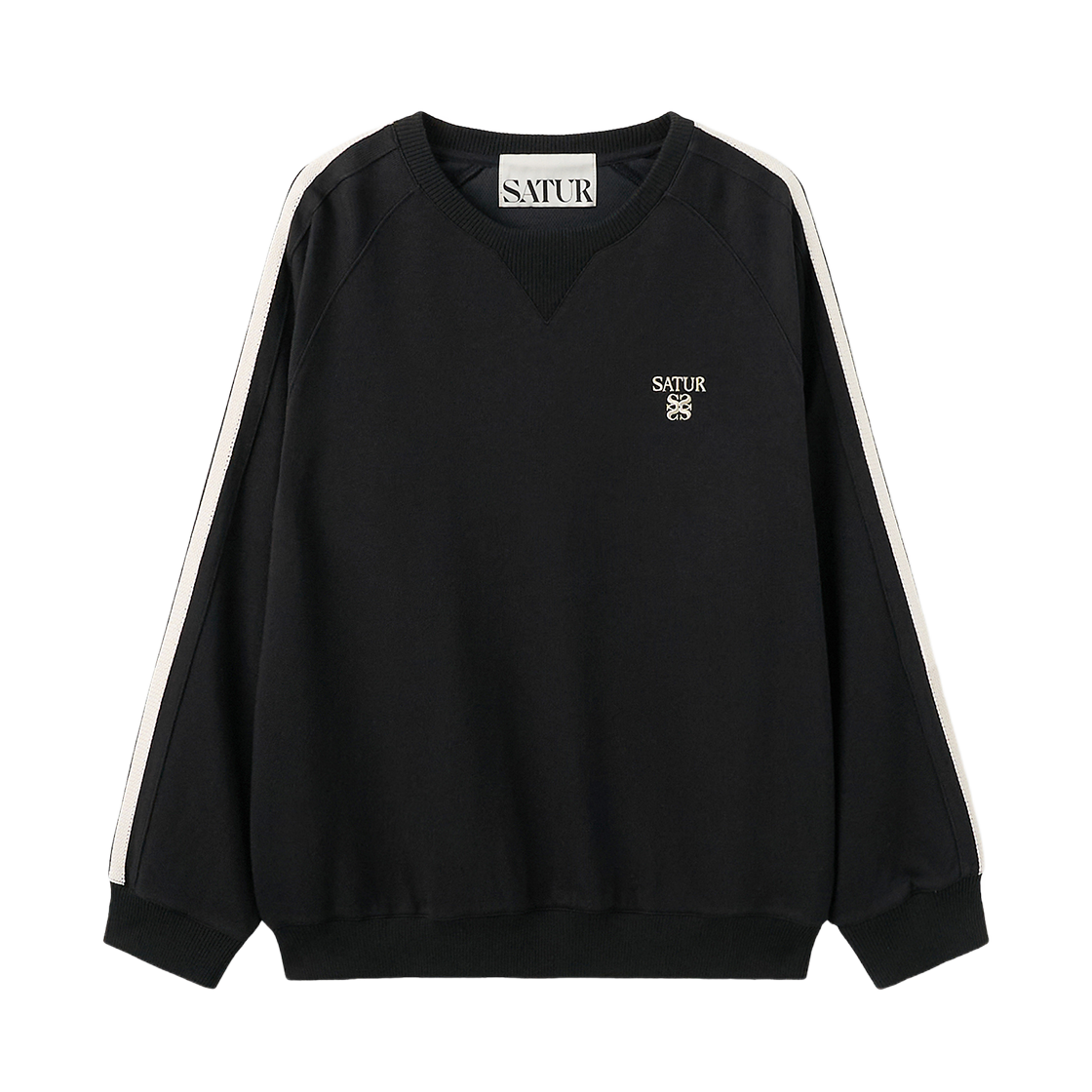 SA263UTM03BLK0 SATUR Lawton Sweatshirt Black