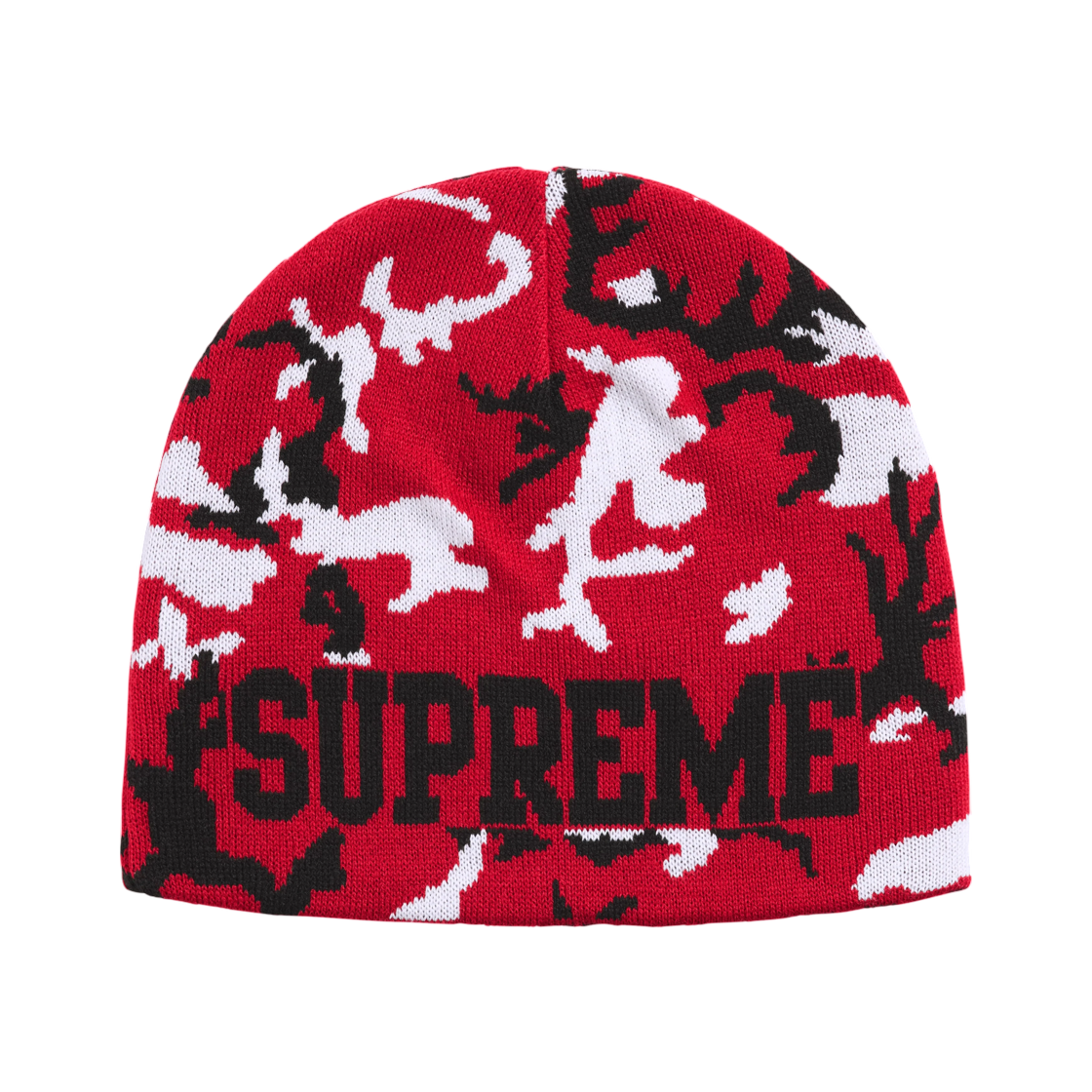 슈프림 리버시블 카모 비니 레드 - 26FW(Supreme Reversible Camo Beanie Red - 26FW) - 3