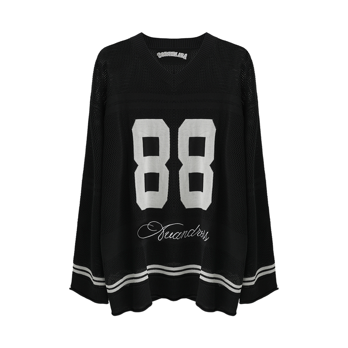 AD62KN04BK Avandress Dear Punching 88 Knit BLACK