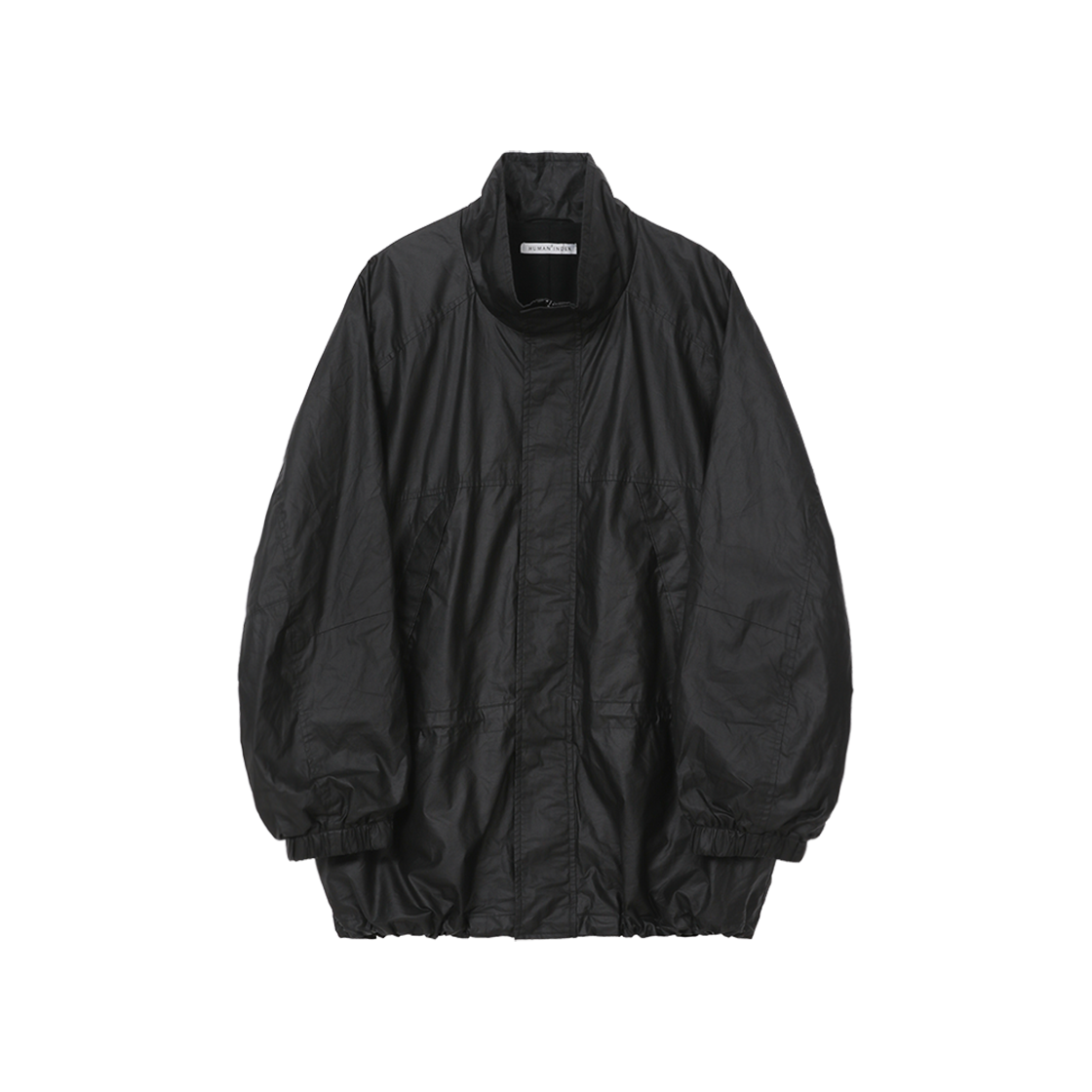 폴리테루 휴먼인덱스 90's 코티드 필드 파카 블랙(Polyteru Human Index 90's Coated Field Parka Black)