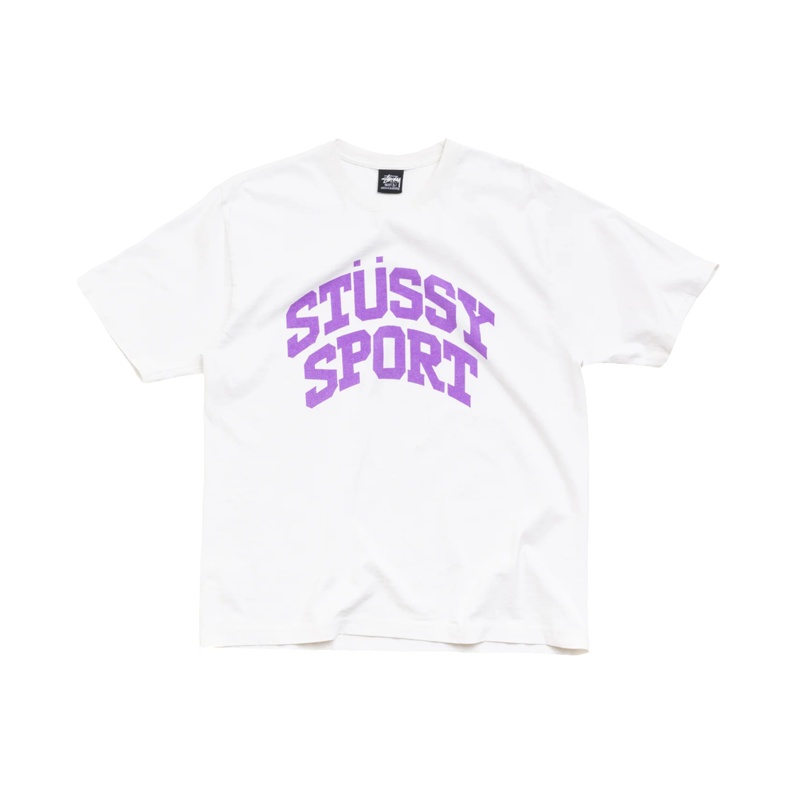 1905217 Stussy Block Sport T-Shirt White