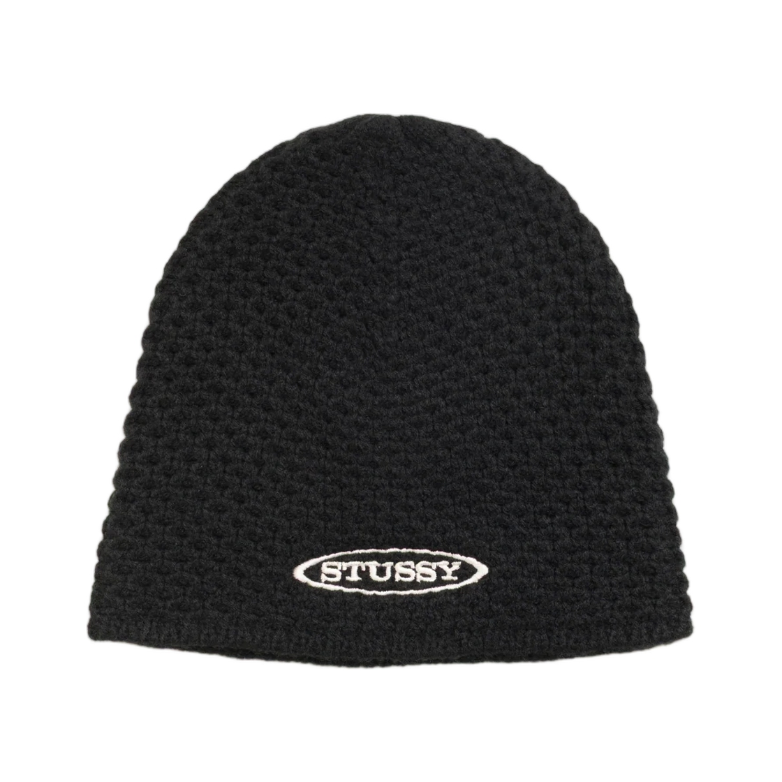 1321283 Stussy Textured Knit Skullcap Black