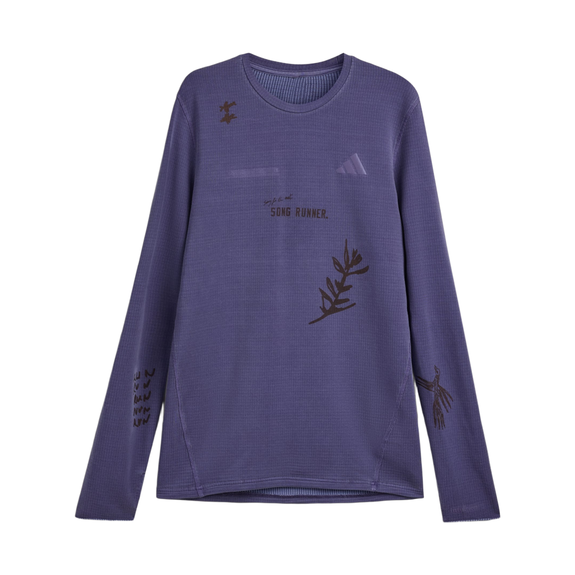 KS7177 Adidas x Song For The Mute Long Sleeve T-Shirt Tech Purple - KR Sizing