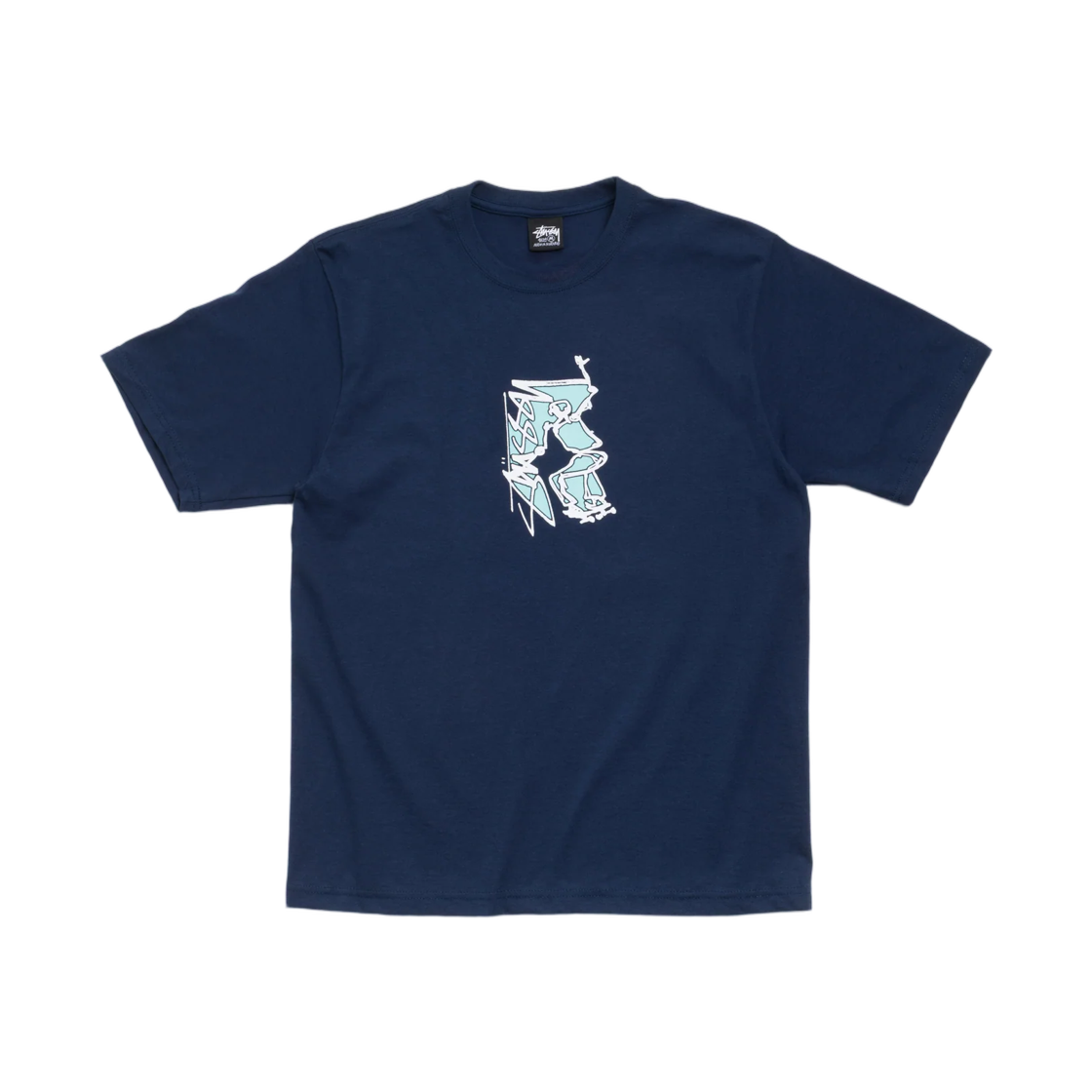 스투시 스무스 스케이트 티셔츠 네이비(Stussy Smooth Sk8 T-Shirt Navy) - 2