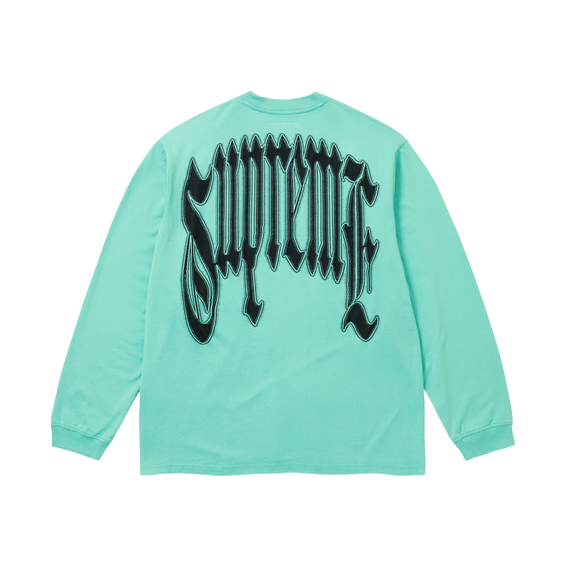 - Supreme Intarsia L/S Top Teal - 26FW