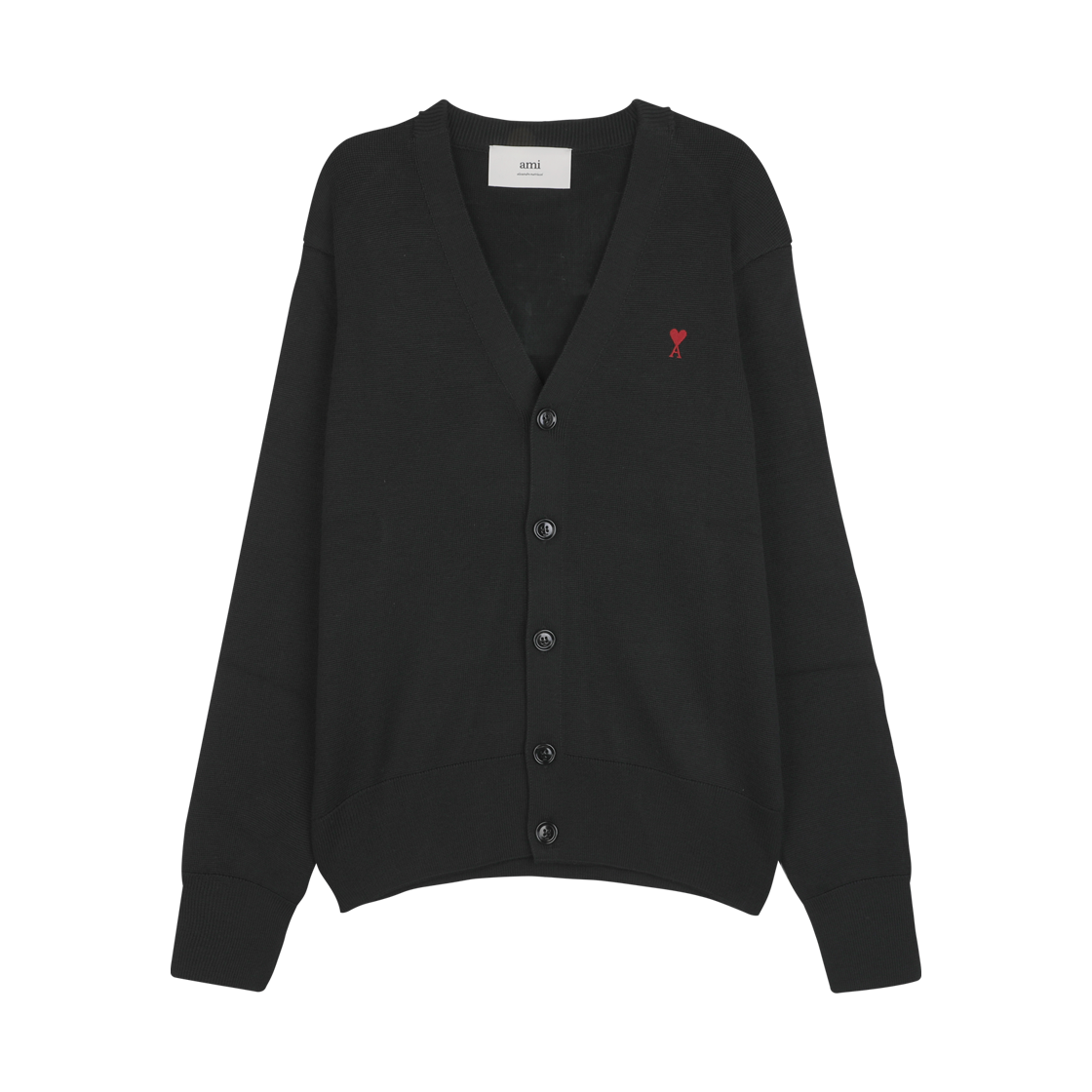 HKC361 001 009 [25% 쿠폰] AMI de Coeur Wool Cardigan Black