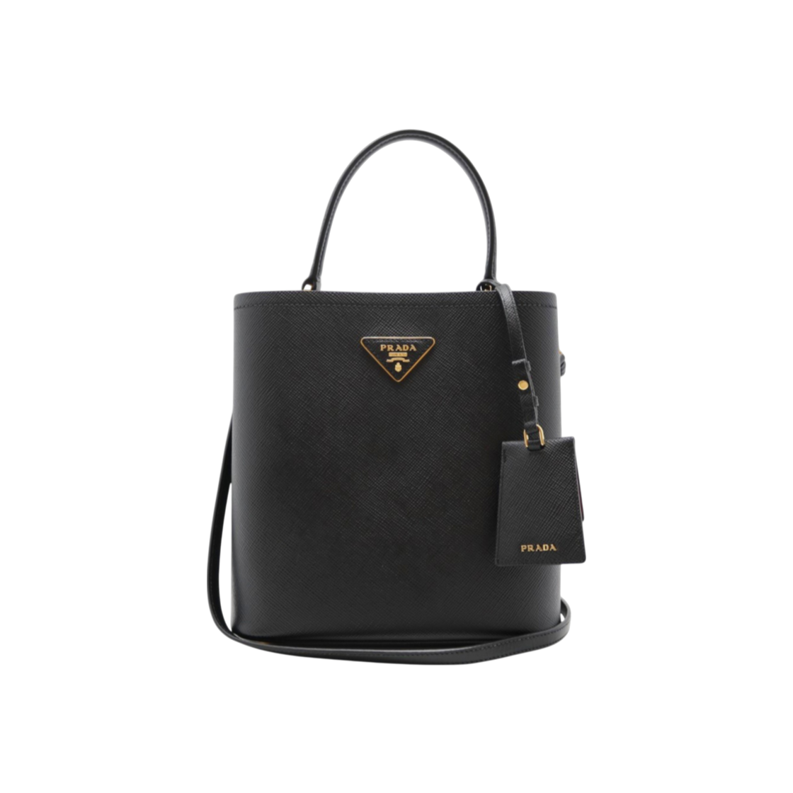 IT7JOSEDDLUE Prada Saffiano Panier Shoulder Bag