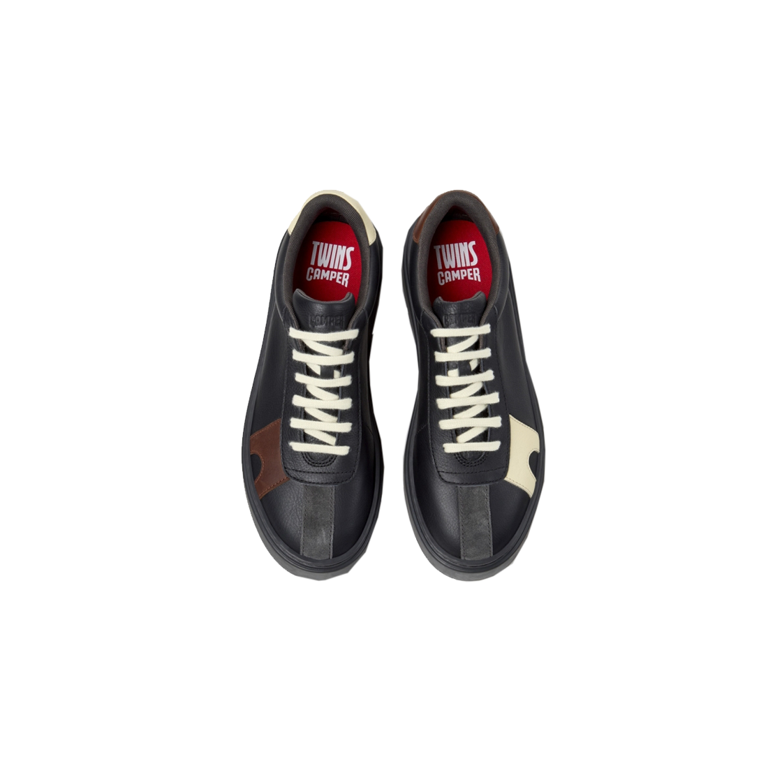캠퍼 남성 러너 트웬티파이브 스니커즈 블랙(Camper Man Runner Twentyfive Twins Sneakers Black) - 3