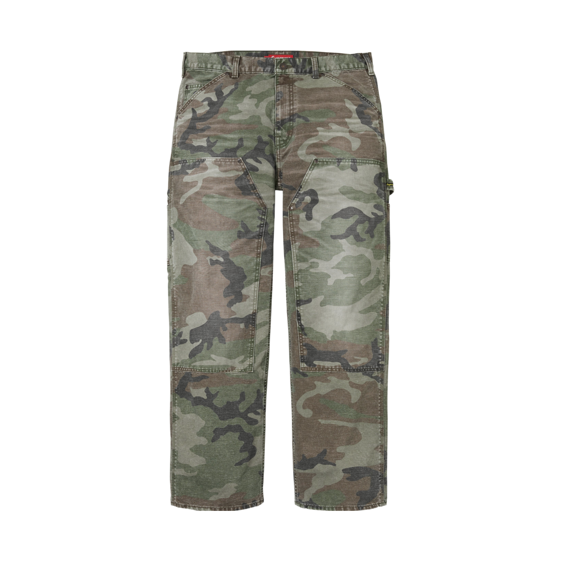 - Supreme Worn Double Knee Painter Pant Woodland Camo - 26FW