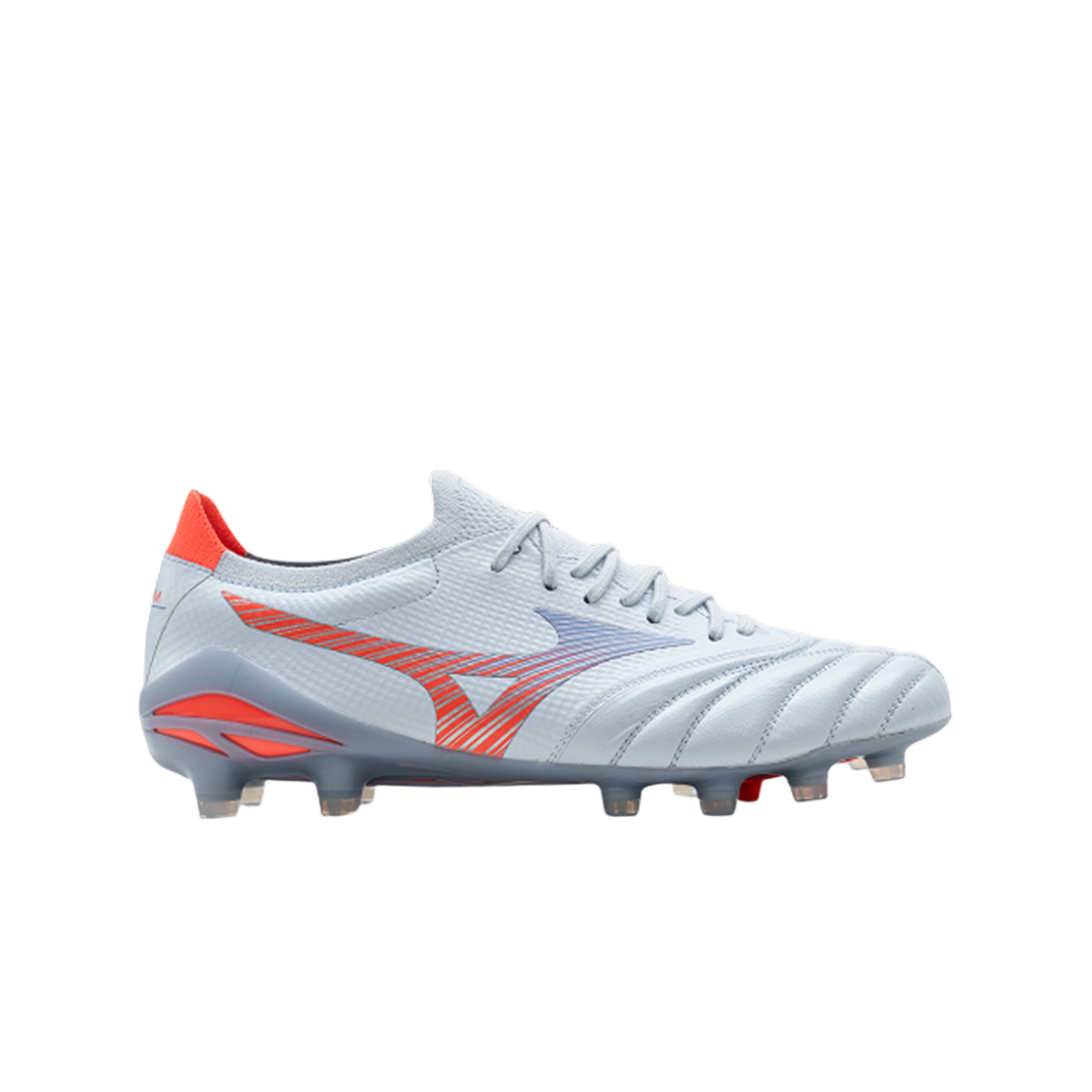 P1GA269222 Mizuno Morelia Neo V Beta Elite MD Blue Pinch Orange