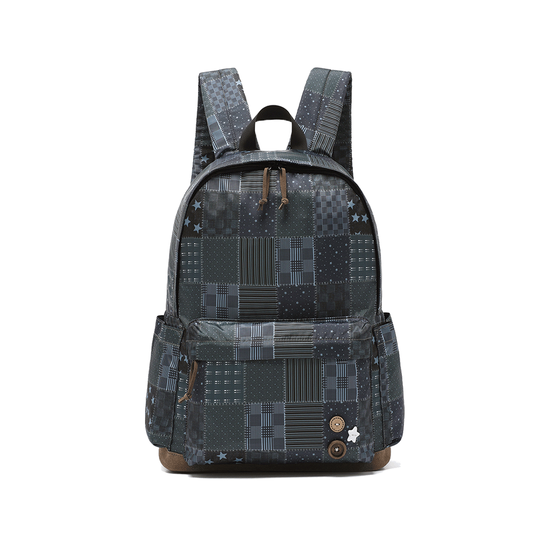 카비시 패치워크 백팩 블랙(CAVISH Patchwork Backpack Black) - 2