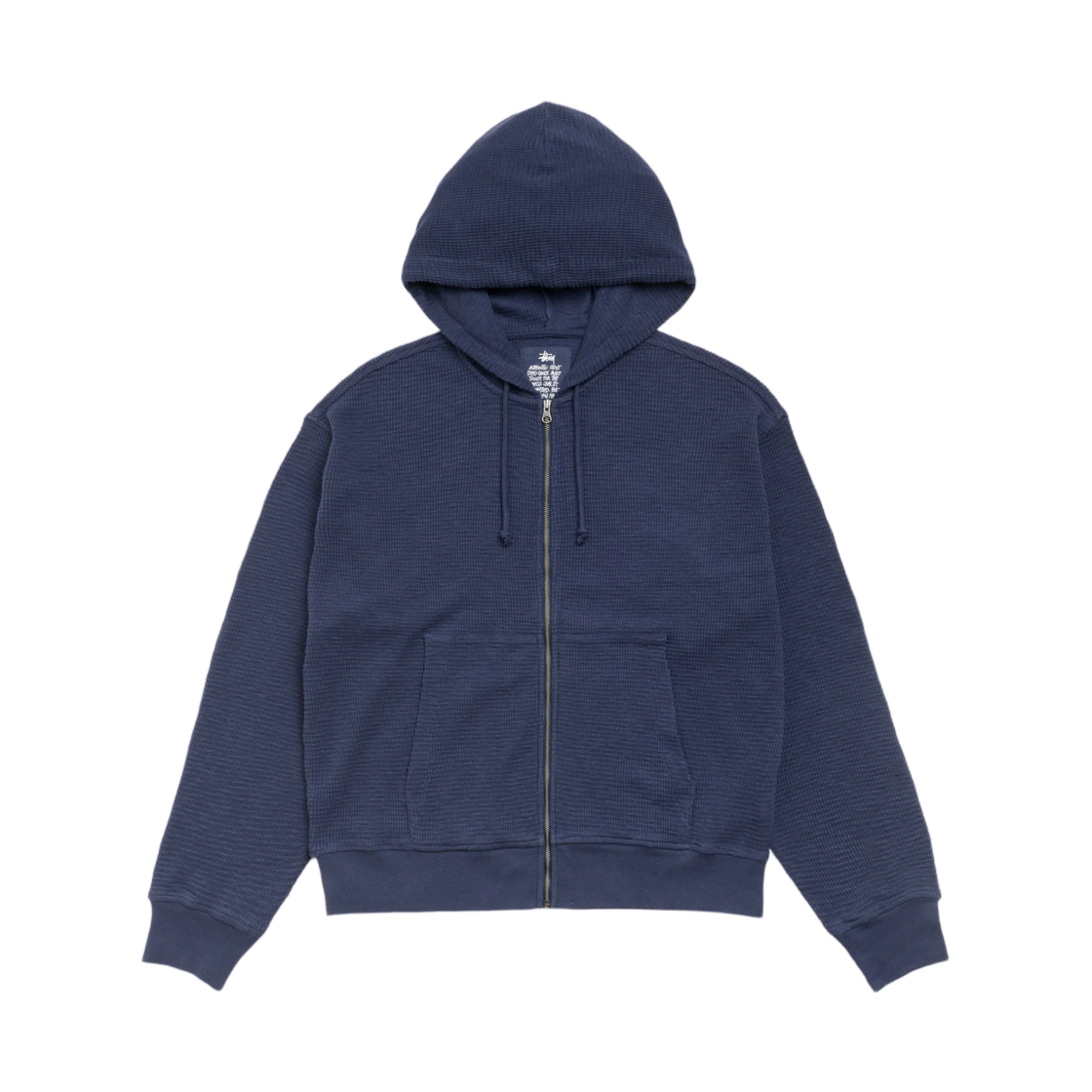 1140410 Stussy Lightweight Thermal Hoodie Navy