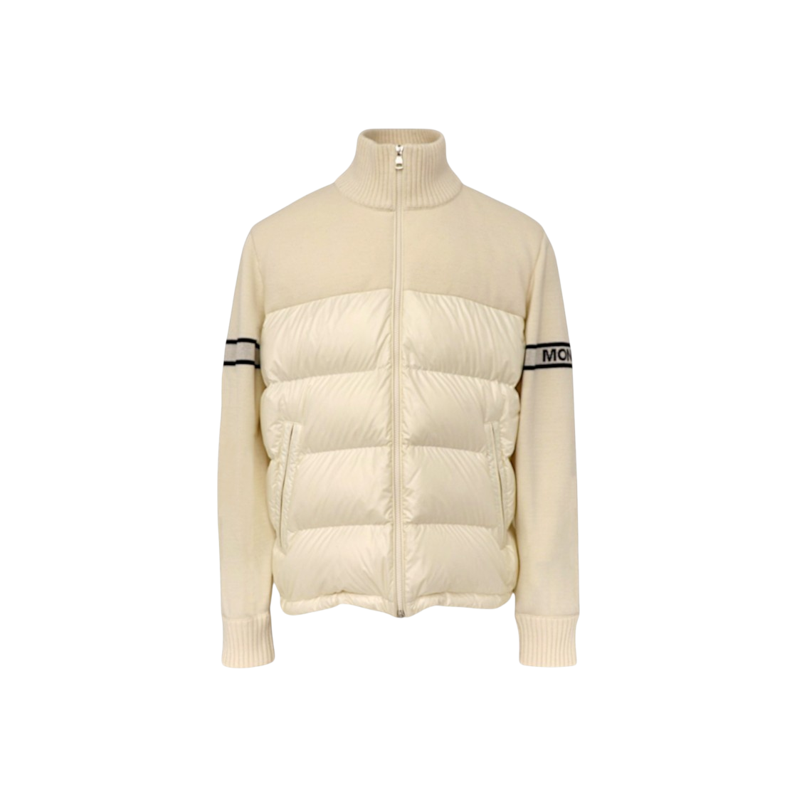 ITUB7NU548Q9 Moncler Knit Padded Cardigan