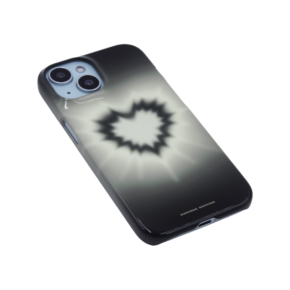 선베이스서비스 하트빔 케이스 블랙 (유광 하드) 아이폰(sunvase service HEARTBEAM CASE_BLACK (glossy hard) iPhone) - 2
